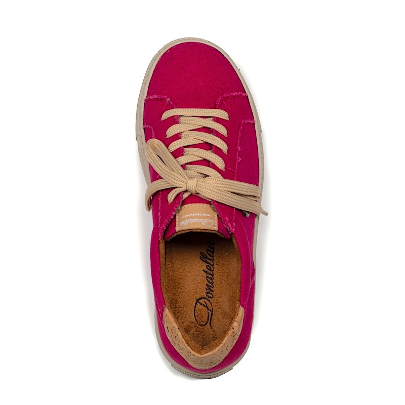 Made in Portugal EU36-42 Eco-Friendly Organic Cotton Canvas Color Flamingo